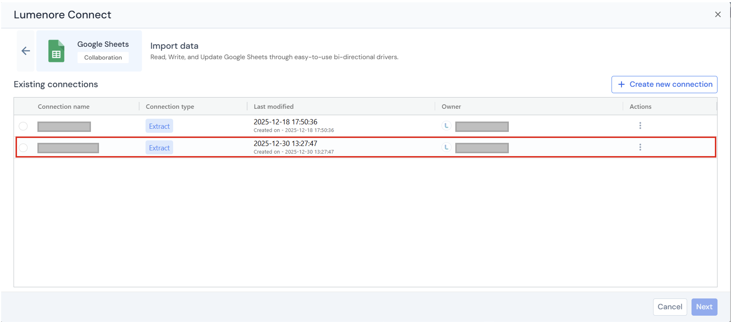 Google Sheets - Lumenore Knowledge Base